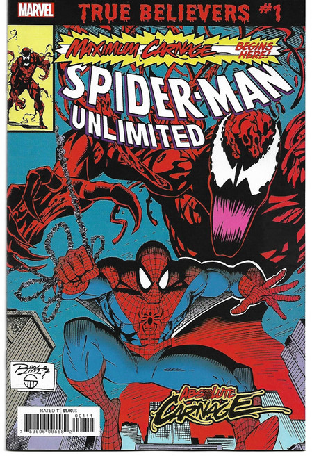 TRUE BELIEVERS ABSOLUTE CARNAGE MAXIMUM CARNAGE #1