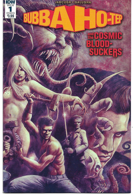 BUBBA HO-TEP & COSMIC BLOOD-SUCKERS #1, 2, 3, 4 & 5 (IDW 2018) B COVERS