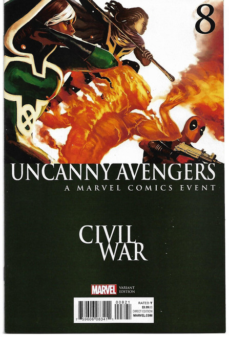 UNCANNY AVENGERS (2015-2) #08 HANS CIVIL WAR VAR ASO (MARVEL  2016)