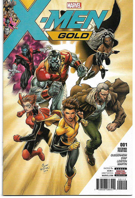 X-MEN GOLD #01 SYAF 2ND PTG VAR (MARVEL  2017)