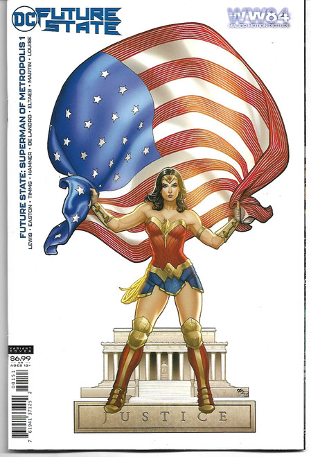 FUTURE STATE SUPERMAN OF METROPOLIS #1 (OF 2) CVR D WONDER WOMAN 1984 FRANK CHO CARD STOCK VAR (DC 2021)