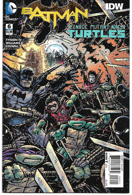 BATMAN TEENAGE MUTANT NINJA TURTLES #6 (OF 6) VAR ED  (DC 2016)