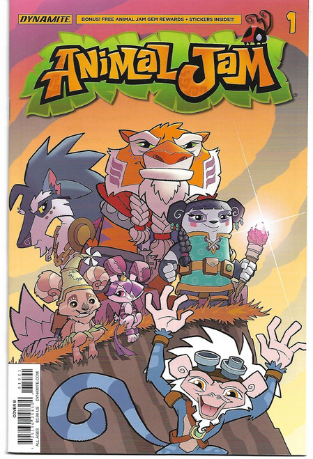 ANIMAL JAM #1, 2 & 3 (OF 3) (B COVERS) DYNAMITE 2017