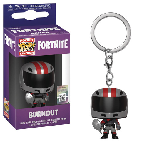 POCKET POP FORTNITE S2 BURNOUT KEYCHAIN