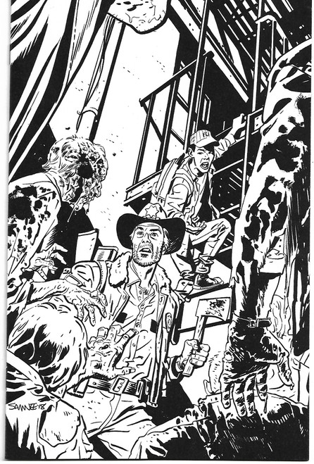 WALKING DEAD #002 15TH ANNV B&W VIRGIN SAMNEE VAR  (IMAGE 2018)