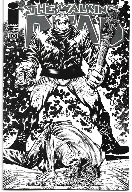 WALKING DEAD #100 15TH ANNV B&W HARREN VAR  (IMAGE 2018)