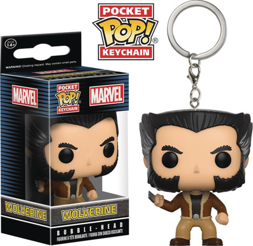 POCKET POP X-MEN LOGAN FIG KEYCHAIN