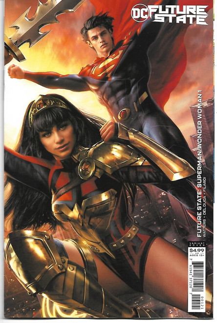 FUTURE STATE SUPERMAN WONDER WOMAN #1 (OF 2) CVR B JEREMY ROBERTS CARD STOCK VAR (DC 2021)