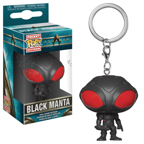 POCKET POP BLACK MANTA FIG KEYCHAIN