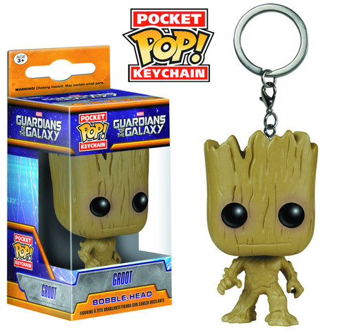 POCKET POP GOTG GROOT VIN FIG KEYCHAIN