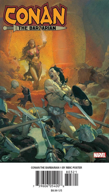 CONAN BARBARIAN #1 BY RIBIC POSTER