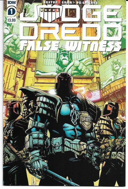 JUDGE DREDD FALSE WITNESS #1, 2, 3 & 4 (OF 4) IDW 2020-21