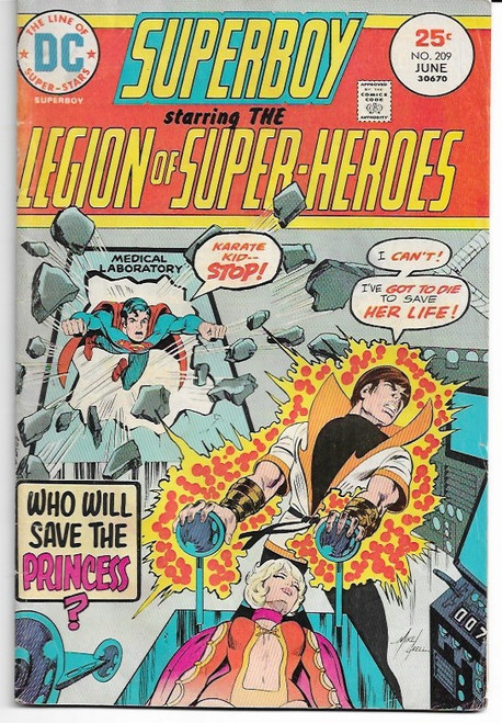 SUPERBOY #209 (DC 1975)