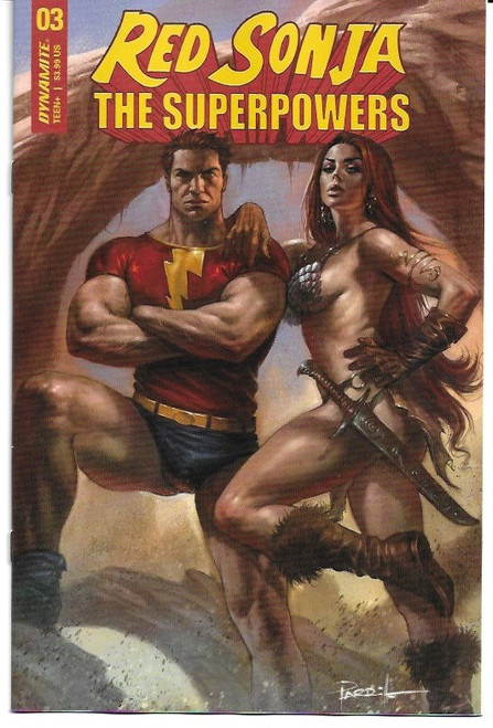 RED SONJA THE SUPERPOWERS #3 CVR A PARRILLO (DYNAMITE 2021)