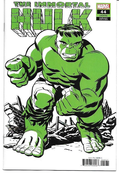 IMMORTAL HULK #44 MICHAEL CHO HULK TWO-TONE VAR (MARVEL 2021)