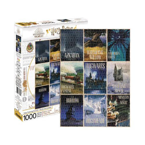 AQUARIUS HARRY POTTER TRAVEL POSTERS 1000PC PUZZLE