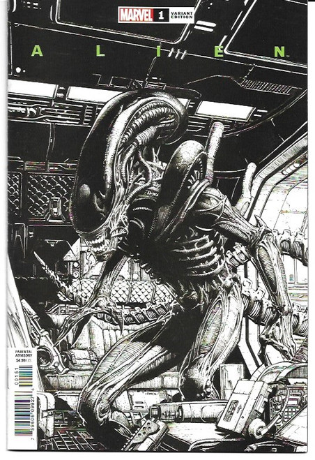 ALIEN #01 FINCH LAUNCH SKETCH VAR (MARVEL 2021)