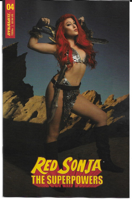 RED SONJA THE SUPERPOWERS #4 CVR H HOLLON COSPLAY (DYNAMITE 2021)