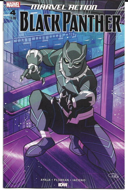 MARVEL ACTION BLACK PANTHER #4 FLOREAN (IDW 2019)