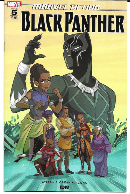 MARVEL ACTION BLACK PANTHER #5 FLOREAN (IDW 2019)