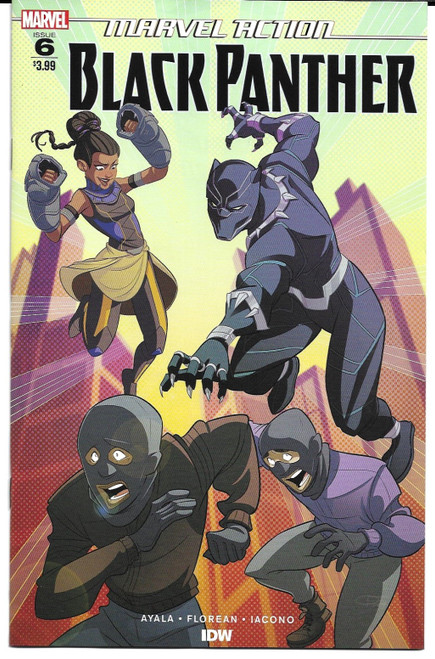 MARVEL ACTION BLACK PANTHER #6 CVR A FLOREAN (IDW 2019)