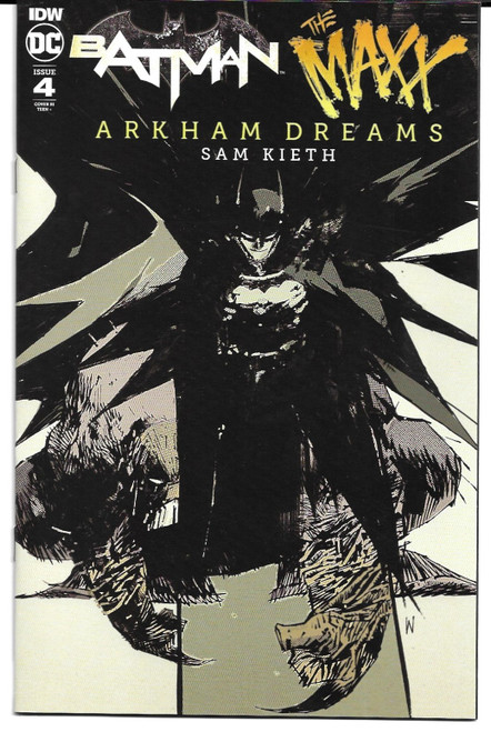 BATMAN THE MAXX ARKHAM DREAMS #4 (OF 5) 10 COPY INCV WOOD (IDW 2020)