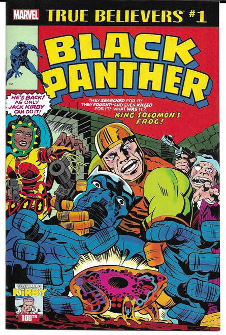 TRUE BELIEVERS KIRBY 100TH BLACK PANTHER #1  (MARVEL 2017)