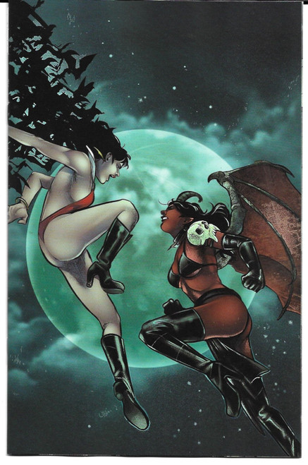 VAMPIRELLA VS PURGATORI #2 SARRASECA VIRGIN FOC BONUS VAR (DYNAMITE 2021)