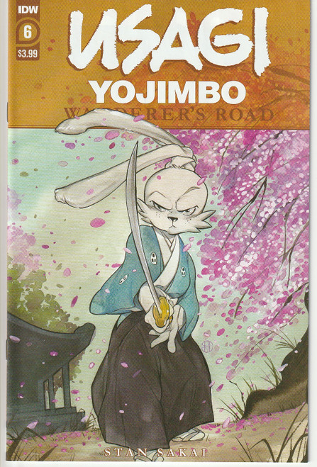 USAGI YOJIMBO WANDERERS ROAD #6 (OF 6) PEACH MOMOKO CVR (IDW 2021)