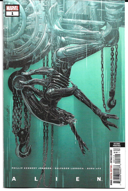 ALIEN #01 2ND PTG LARROCA VAR (MARVEL 2021)