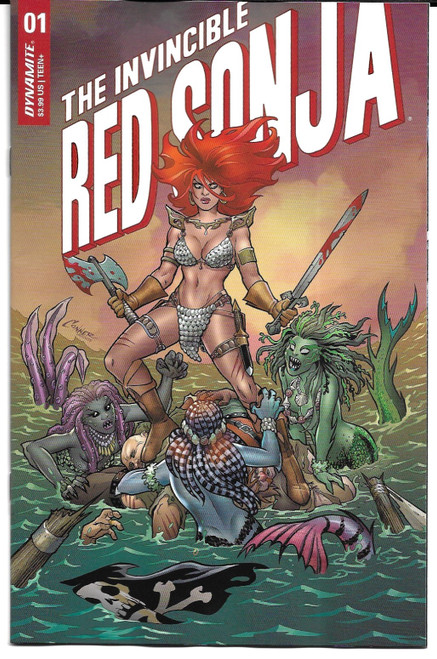 INVINCIBLE RED SONJA #01 CVR A CONNER (DYNAMITE 2021)