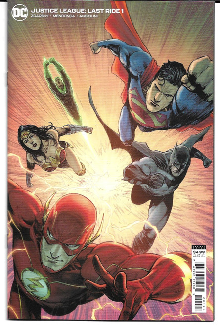 JUSTICE LEAGUE LAST RIDE #1 CVR B MIGUEL MENDONCA CARD STOCK VAR (DC 2021)