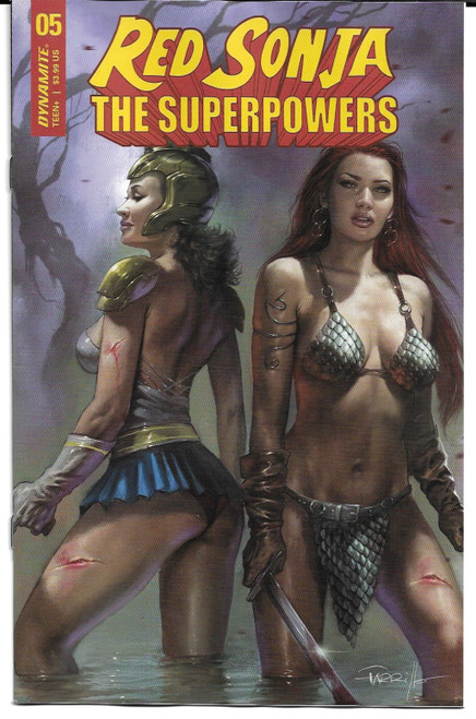 RED SONJA THE SUPERPOWERS #5 CVR A PARRILLO (DYNAMITE 2021)