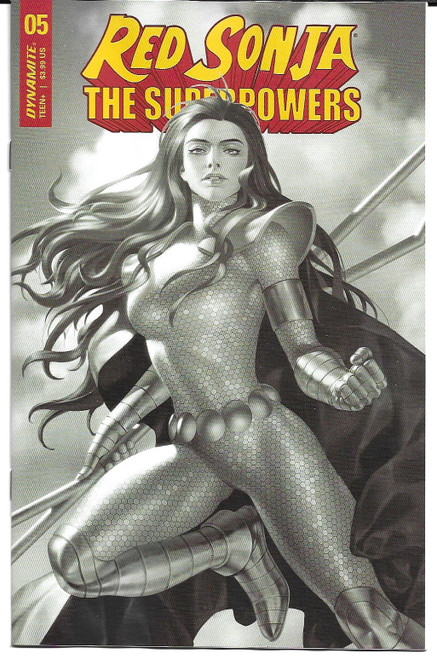 RED SONJA THE SUPERPOWERS #5 PREMIUM YOON B&W FOC CVR (DYNAMITE 2021)