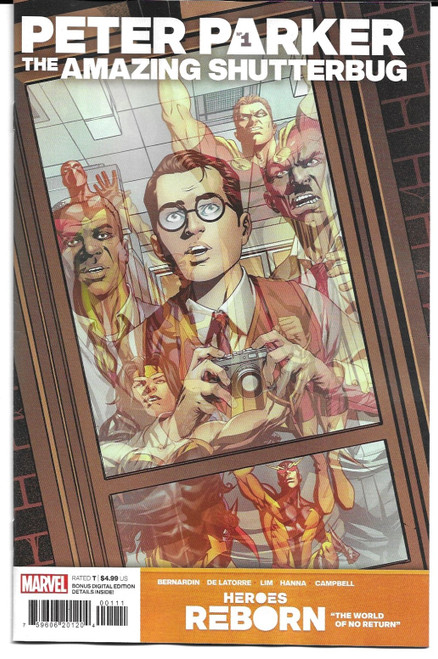 HEROES REBORN PETER PARKER AMAZING SHUTTERBUG #1 (MARVEL 2021)