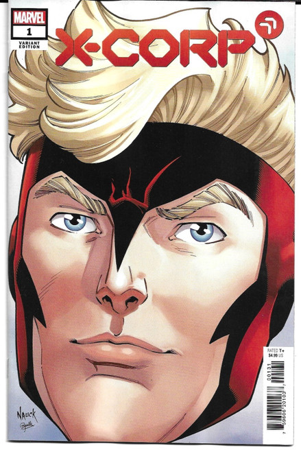 X-CORP #1 NAUCK HEADSHOT VAR (MARVEL 2021)