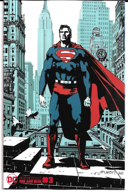 SUPERMAN RED & BLUE #3 (OF 6) CVR B JOHN PAUL LEON VAR  (DC 2021)