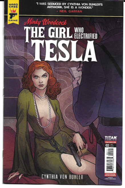 MINKY WOODCOCK GIRL ELECTRIFIED TESLA #2 CVR A SIMECKOVA (TITAN 2021)