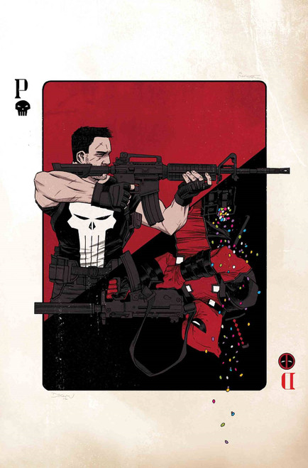 DEADPOOL VS PUNISHER #1 BY SHALVEY POSTER