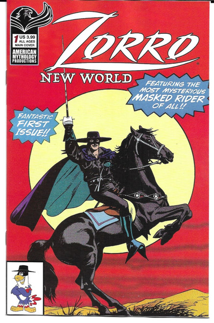 ZORRO NEW WORLD #1 CVR A CAPALDI (AMERICAN MYTHOLOGY 2021)