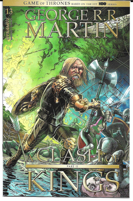 GEORGE RR MARTIN A CLASH OF KINGS #13 CVR A MILLER (DYNAMITE 2021)