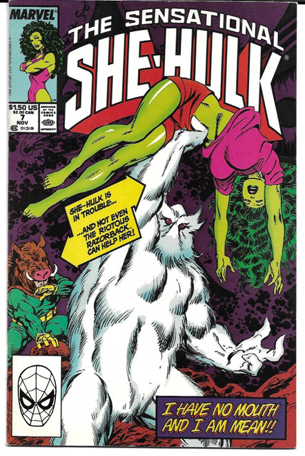 SENSATIONAL SHE-HULK #07 (MARVEL 1989)