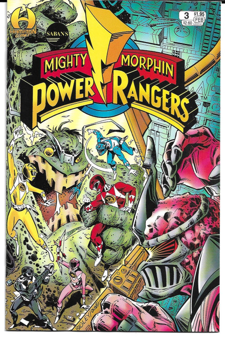 MIGHTY MORPHIN POWER RANGERS #3 (HAMILTON 1995)