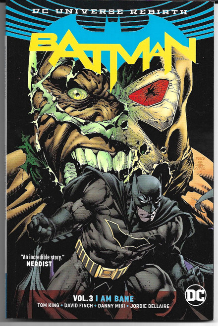 Batman Vol. 3: I Am Bane (Rebirth) "NEW"