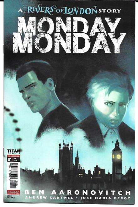 MONDAY MONDAY RIVERS OF LONDON #1 CVR D (TITAN 2021) "NEW UNREAD"