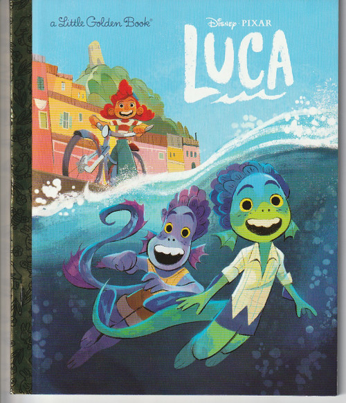 Disney/Pixar Luca Little Golden Book (Disney/Pixar Luca) "NEW UNREAD"