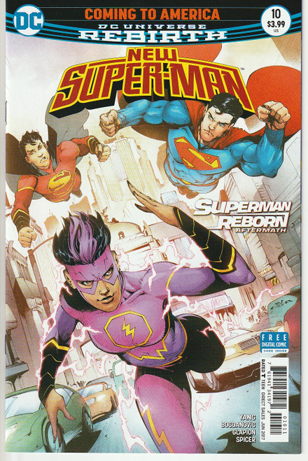 NEW SUPER MAN #10 (DC 2017) "NEW UNREAD"