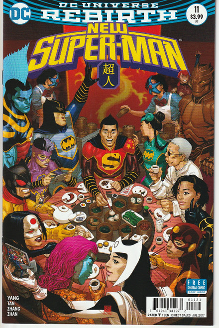 NEW SUPER MAN #11 VAR (DC 2017) "NEW UNREAD"