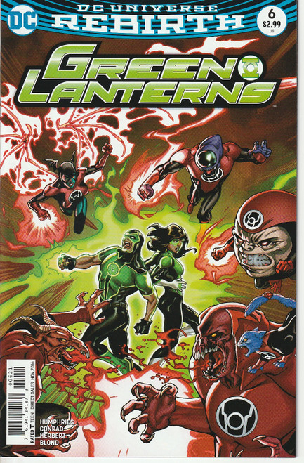 GREEN LANTERNS #06 VAR (DC  2016) "NEW UNREAD"