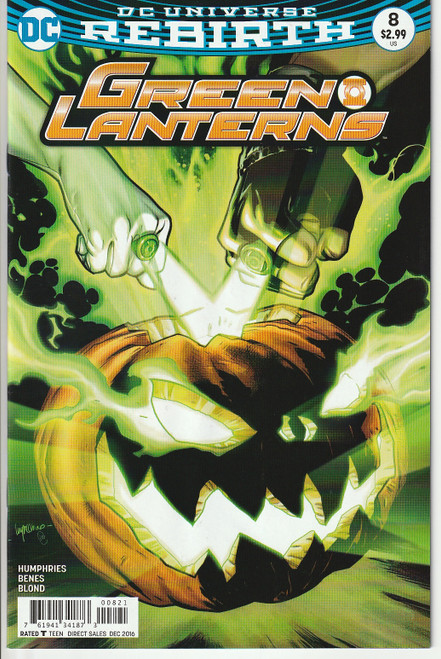 GREEN LANTERNS #08 VAR (DC  2016) "NEW UNREAD"